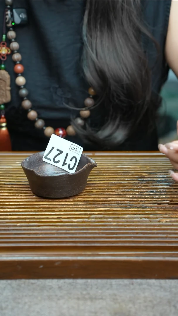万古烧粗陶手工茶具-