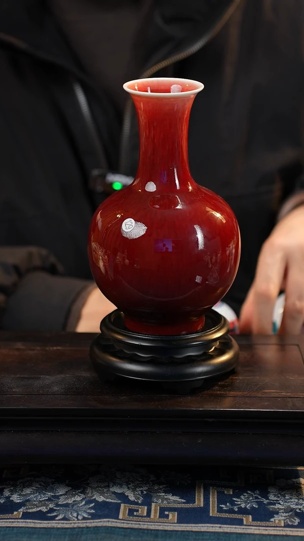 【闪购商品】摆件纯手工高温陶瓷郎红