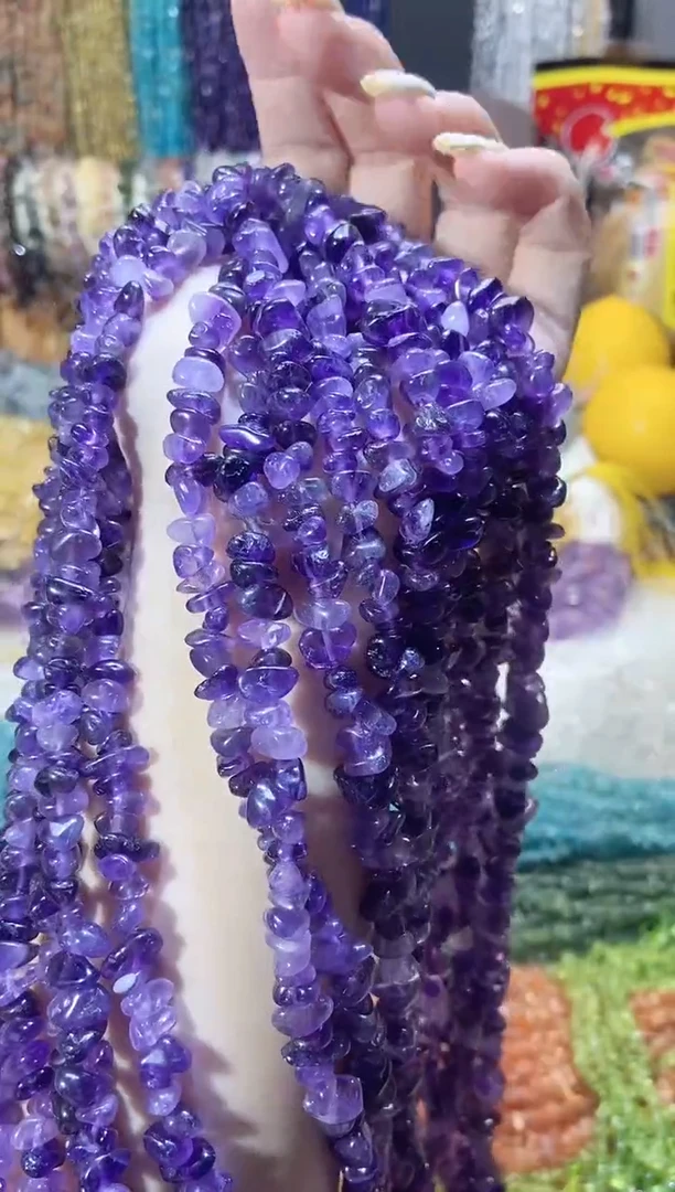 未镶嵌珠宝半成品水晶紫水晶