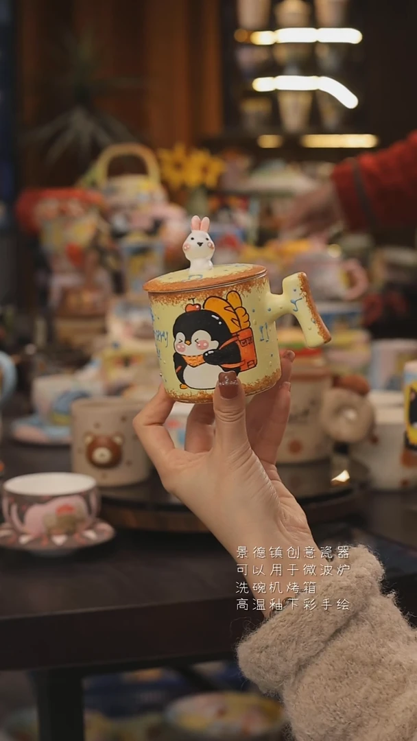 景德镇釉下彩绘设计师款式陶瓷