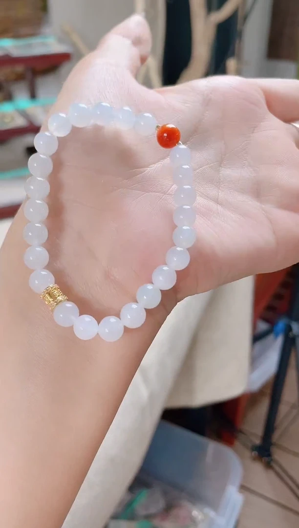 未镶嵌手串翡翠珠串