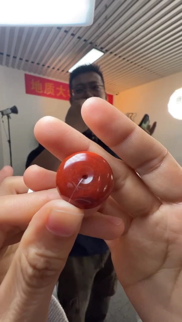 南红玛瑙未镶嵌吊坠(不含链)南红玛瑙平安扣吊坠