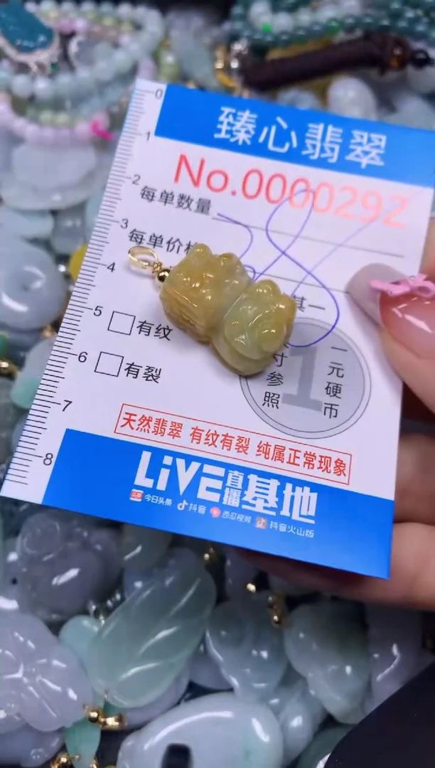 【闪购商品】翡翠颈饰未镶嵌含绳000292