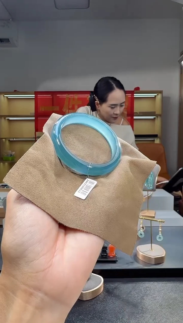 未镶嵌手镯翡翠54.7圈