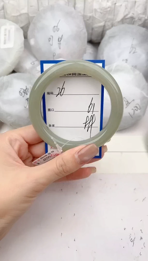 未镶嵌手镯和田玉26颜色微差无瑕疵