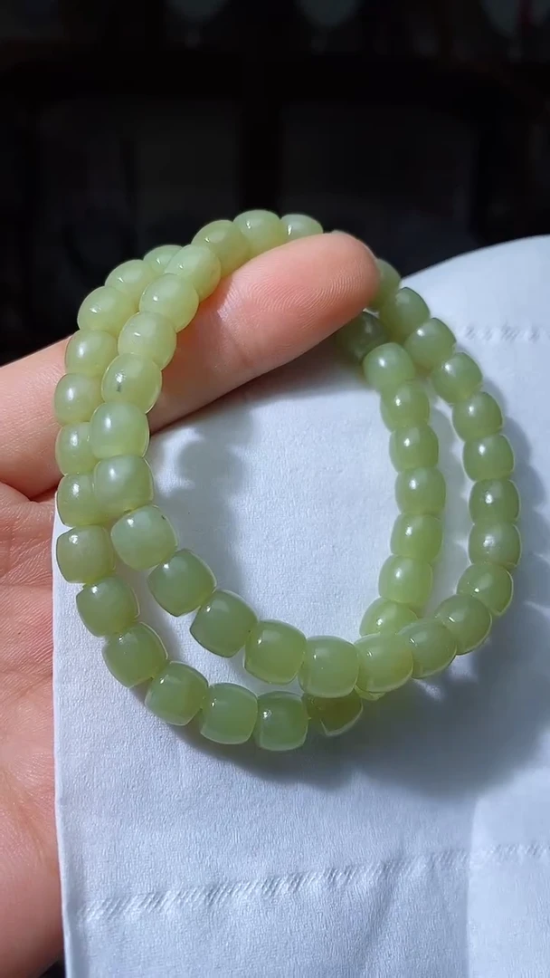 【闪购商品】和田玉手串未镶嵌卡