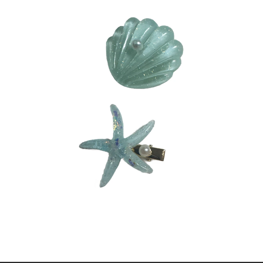 海星发夹边夹侧边甜美女式高级感侧边碎发刘海夹轻奢发饰绝美2594
