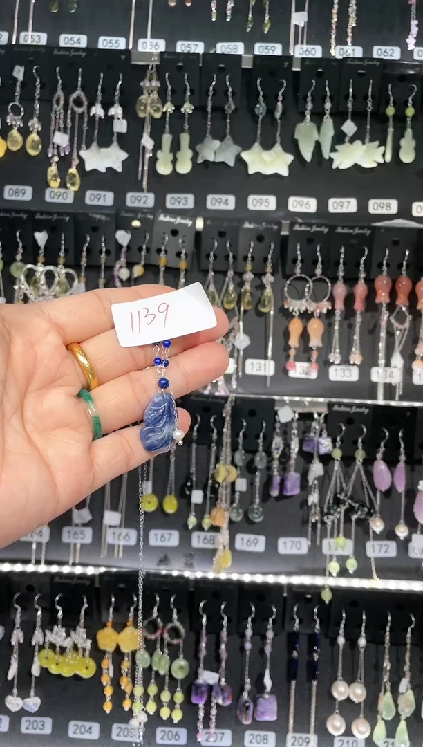 【闪购商品】紫晶耳饰银S925镶嵌喜欢拍