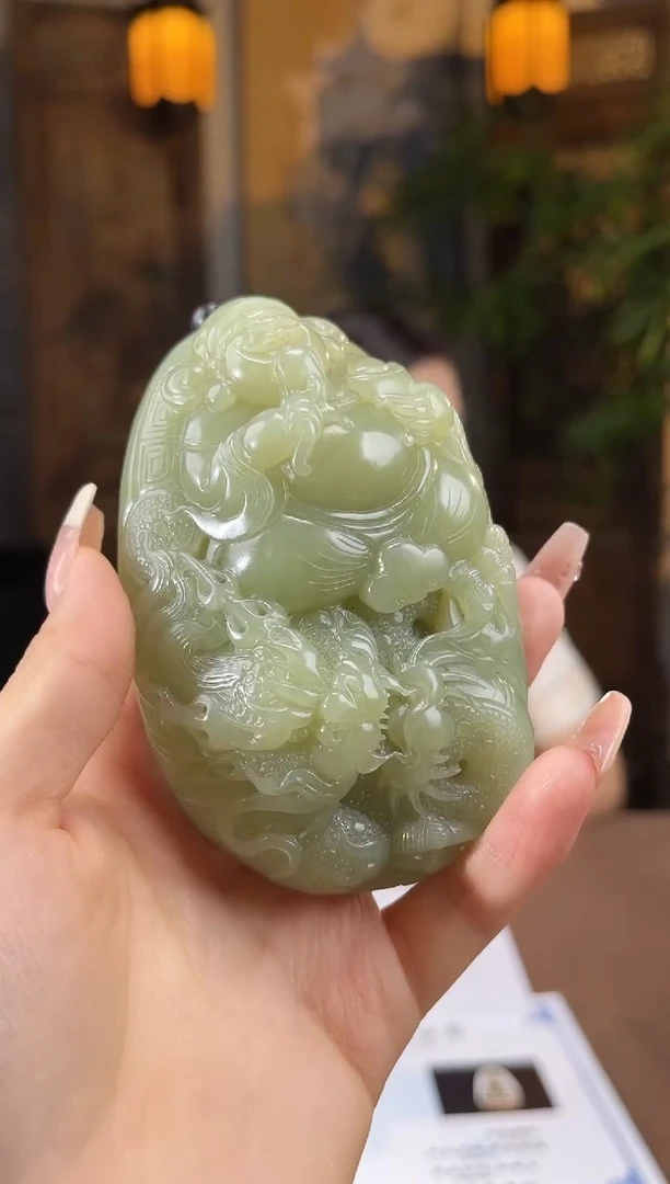 和田玉未镶嵌颈饰S272