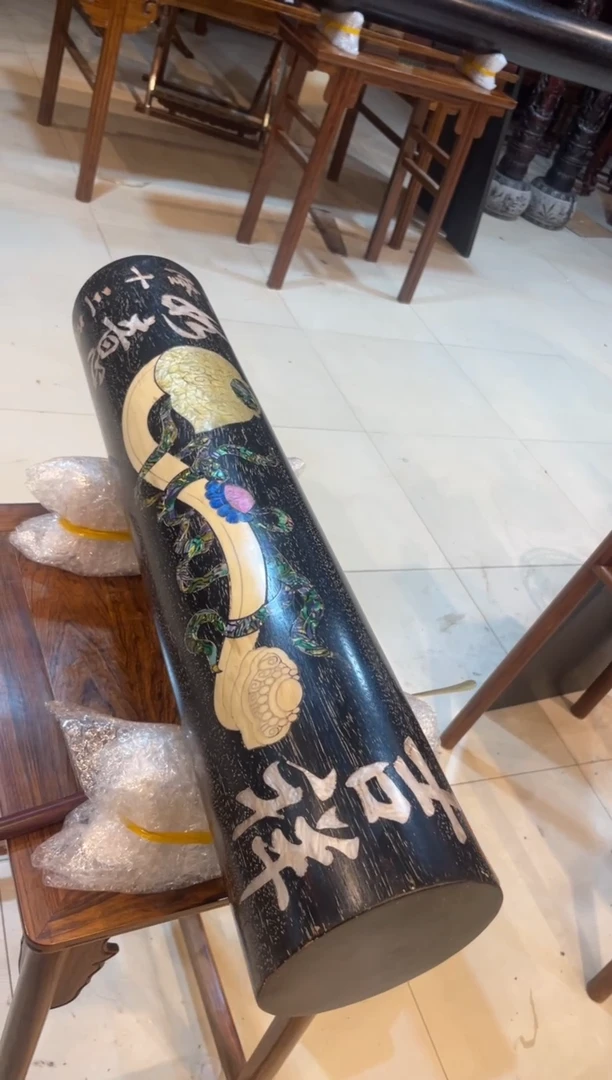 木西****司珍藏老货..紫檀..吉祥如意