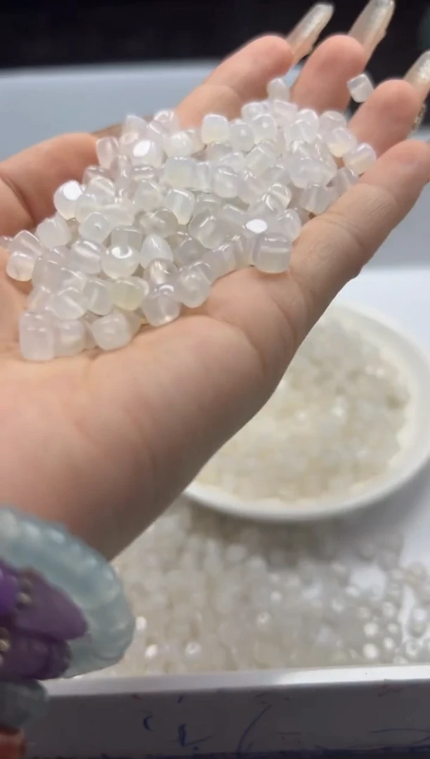 南红玛瑙未镶嵌颈饰w1413荔枝冻方糖5x5mm*30颗