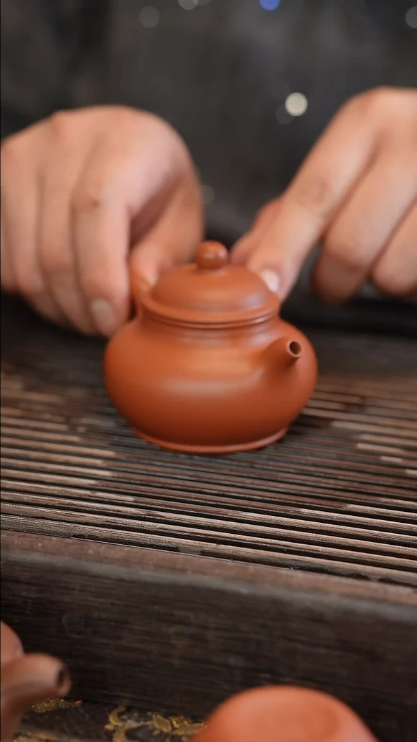 茶壶紫砂全手 宽口