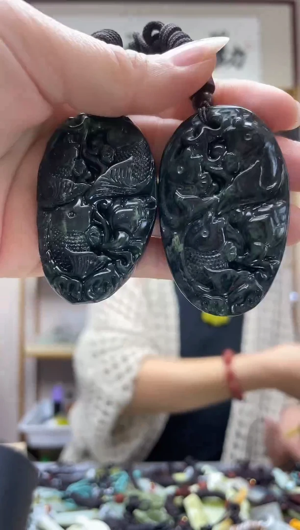 未镶嵌岫玉吊坠`多样性发货*拍一发一