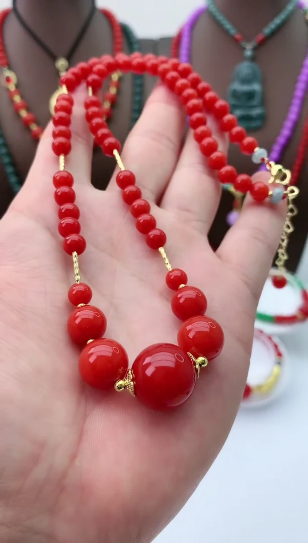 【闪购商品】翡翠颈饰14K金镶嵌D243项链