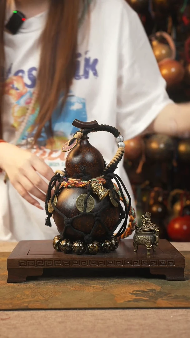 381大漆葫芦一物一拍记葫堂出品不带手串