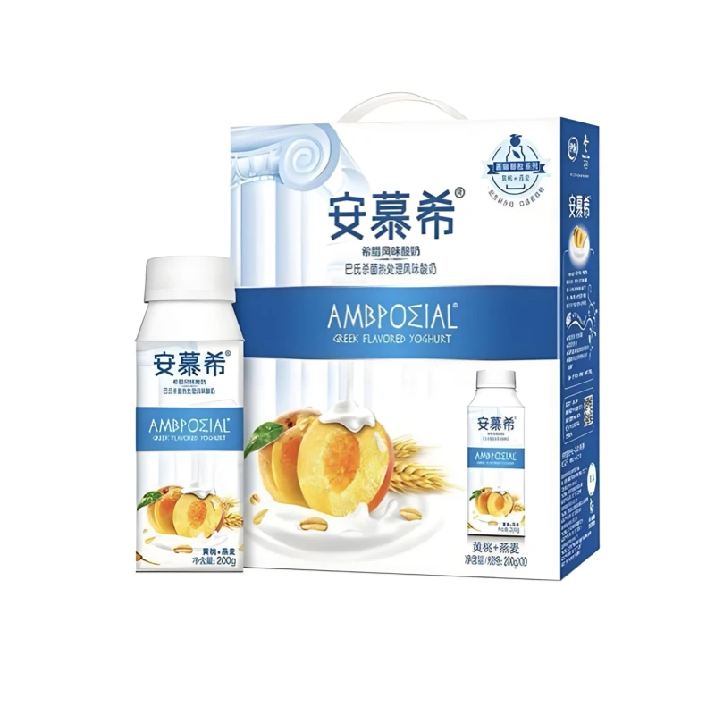 3月产伊利安慕希黄桃燕麦200g*10酸奶