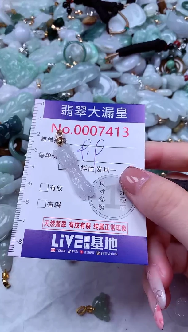 颈饰未镶嵌翡翠7413