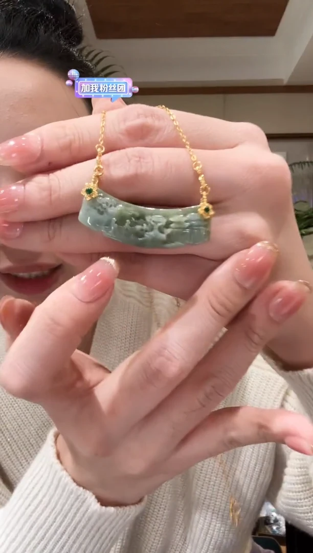 【闪购商品】翡翠颈饰未镶嵌国风