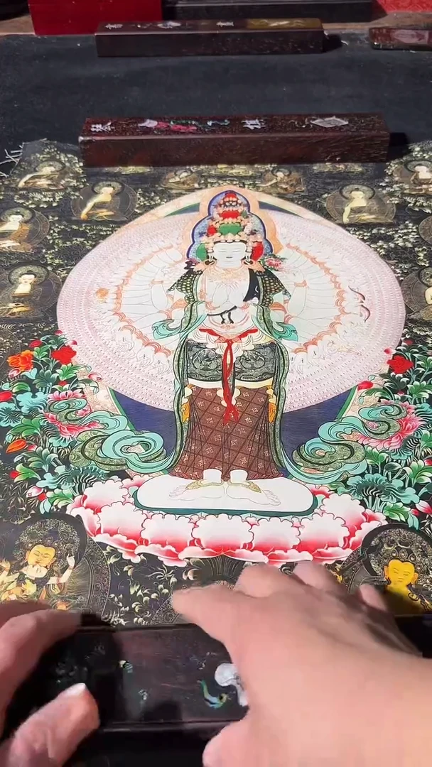 卷轴画藏式珍藏彩绘艺术馆9