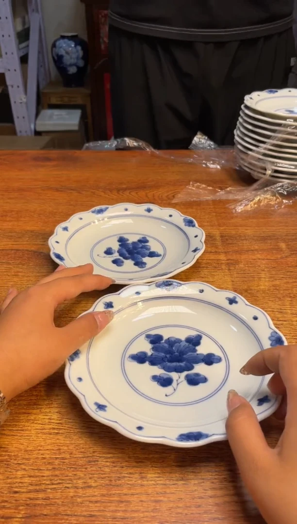 琉璃手工艺品瓷片满20米包邮一单一付