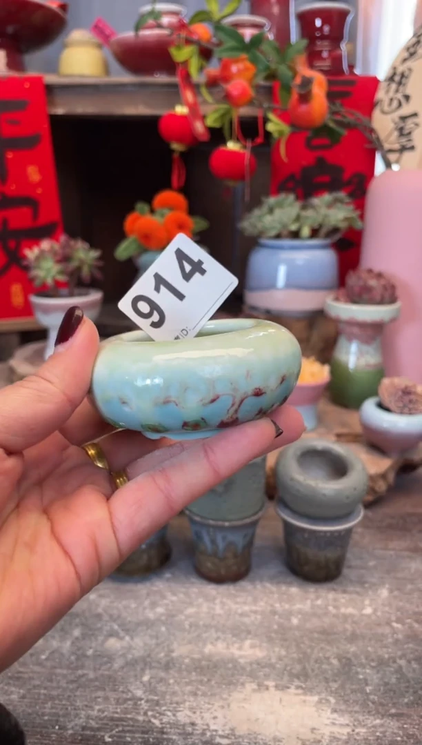 【闪购商品】摆件914知木小芳花盆