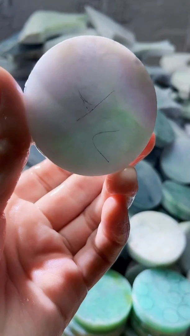 裸石翡翠天然翡翠A货古 南 958