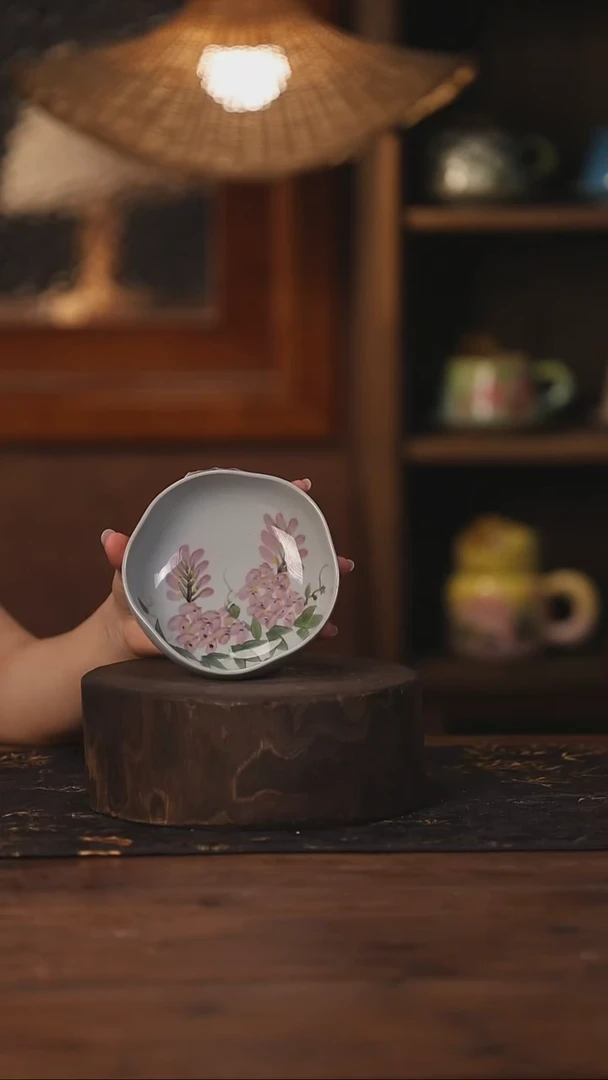 陶瓷景德镇高温釉下手绘陶瓷331