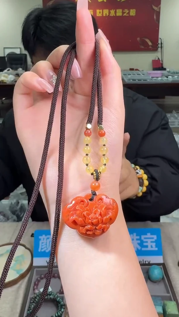 【闪购商品】南红玛瑙颈饰未镶嵌多样性发一件 435