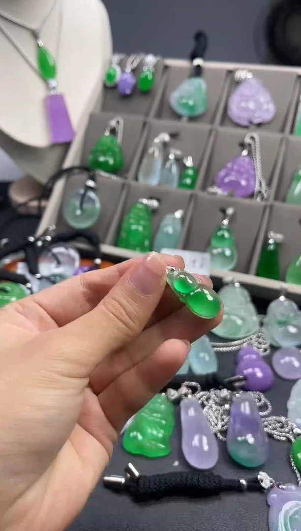 颈饰未镶嵌翡翠  所见即所得 一图一物