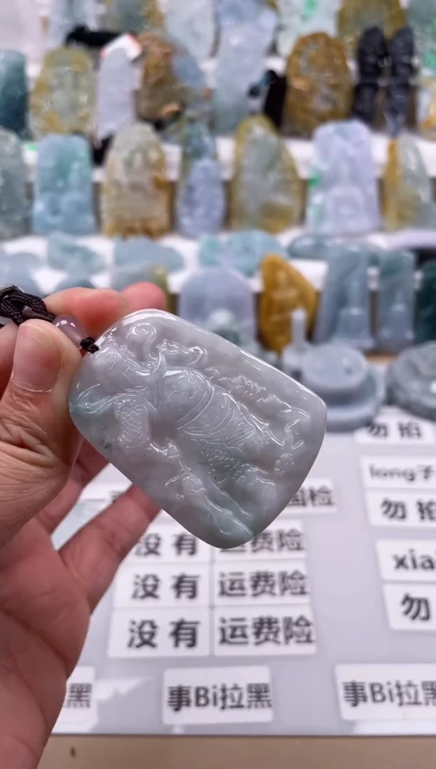 【闪购商品】翡翠颈饰未镶嵌天然缅甸A货翡翠164