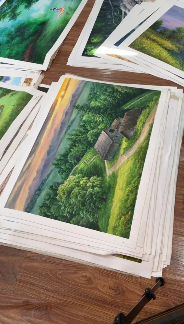 油画【46号】朝鲜原创手绘油画【功勋Ⅰ级画家丨孤品佳作】【顺丰包邮】