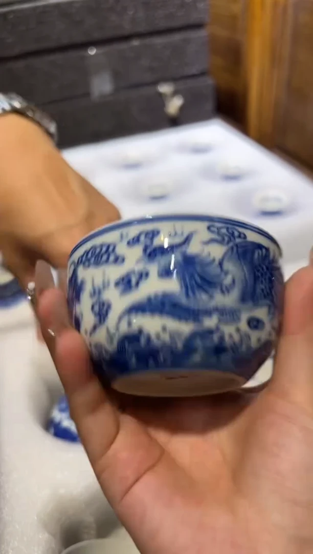 瓷片景德镇瓷器茶器茶杯