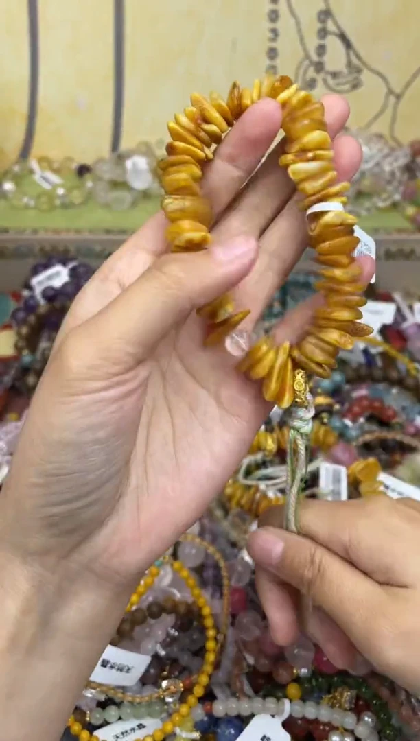 未镶嵌蜜蜡手链492