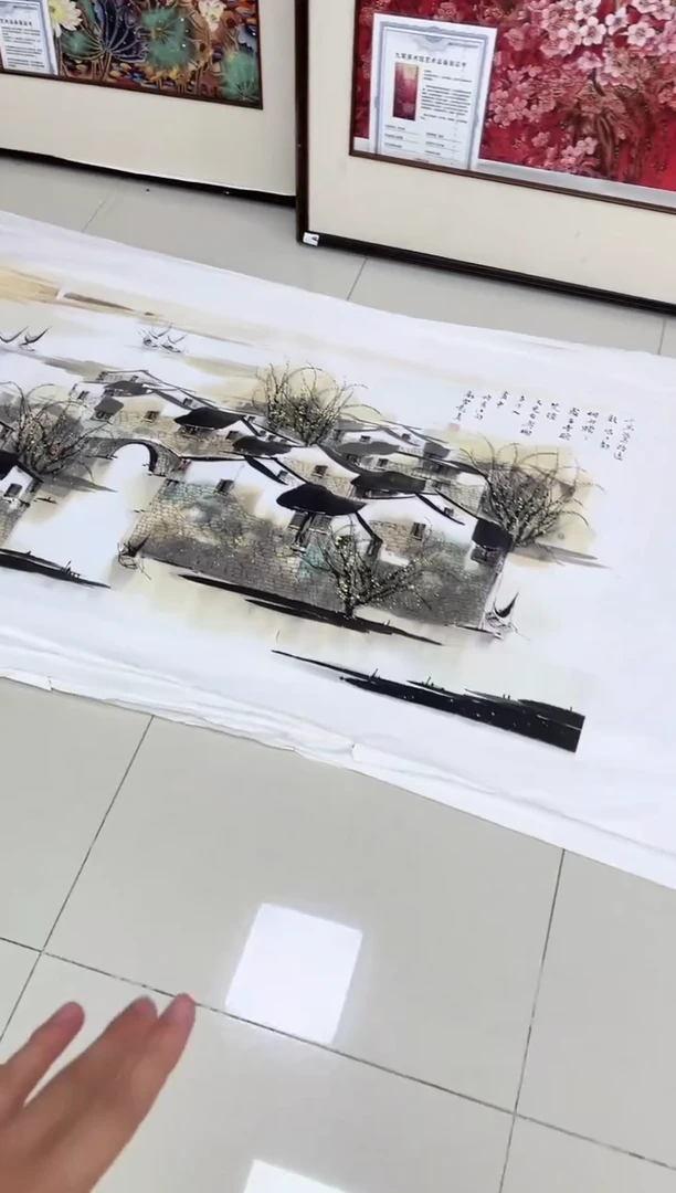 国画九霄甄选国画作品x026