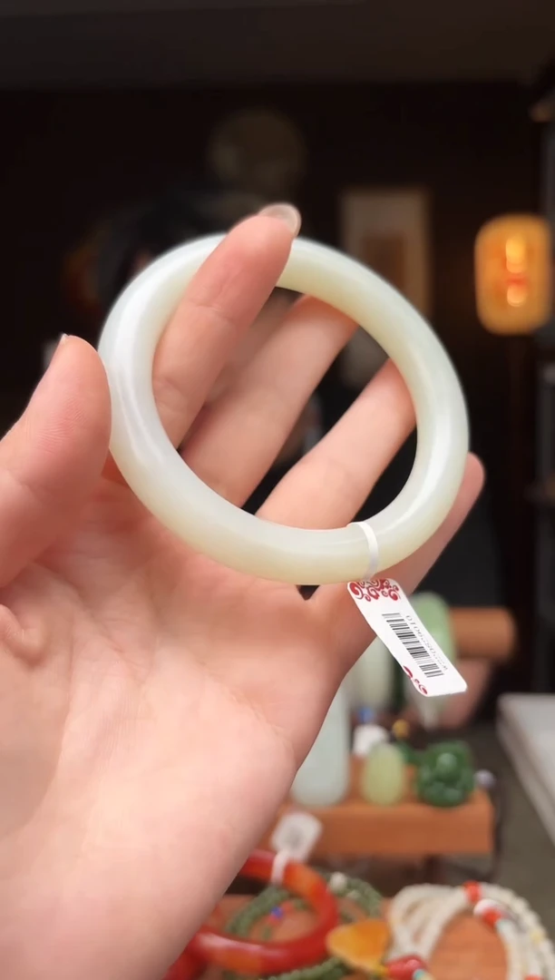 未镶嵌和田玉把件ss54-手镯 58mm