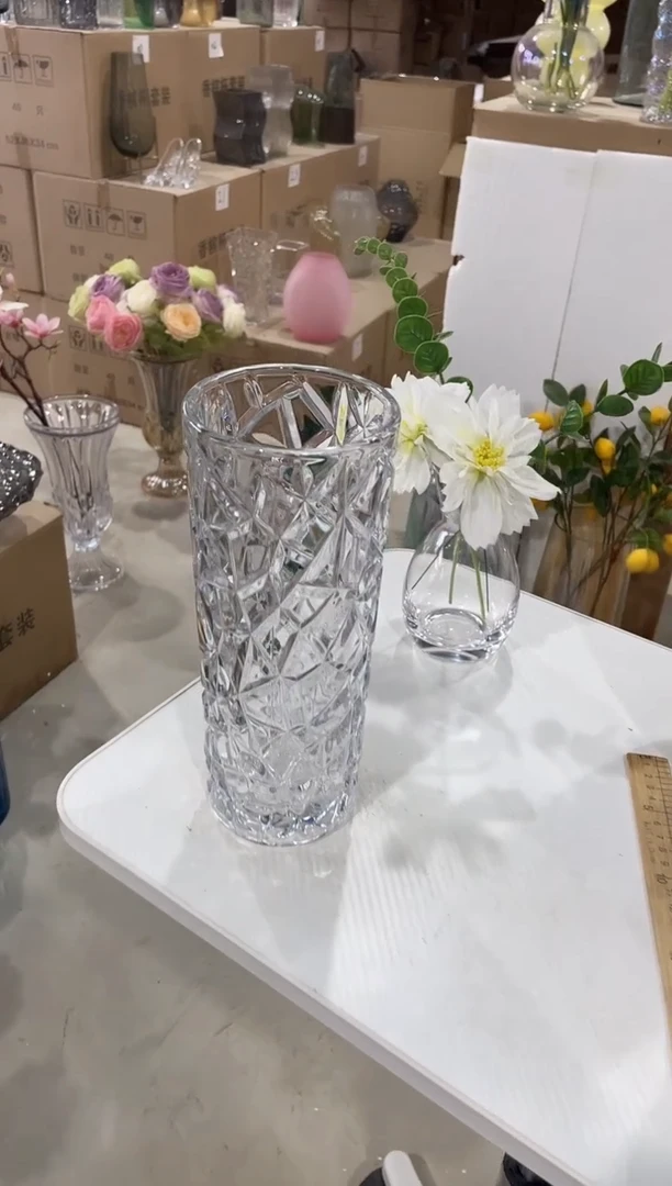 【闪购商品】无铅玻璃透明冰纹小号