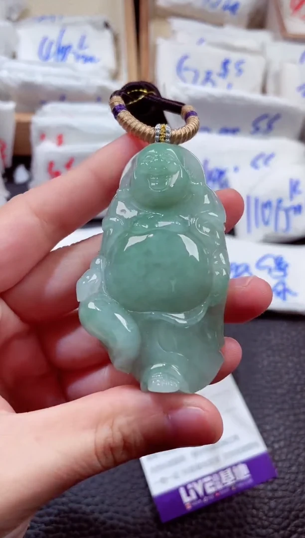 翡翠未镶嵌颈饰00004599