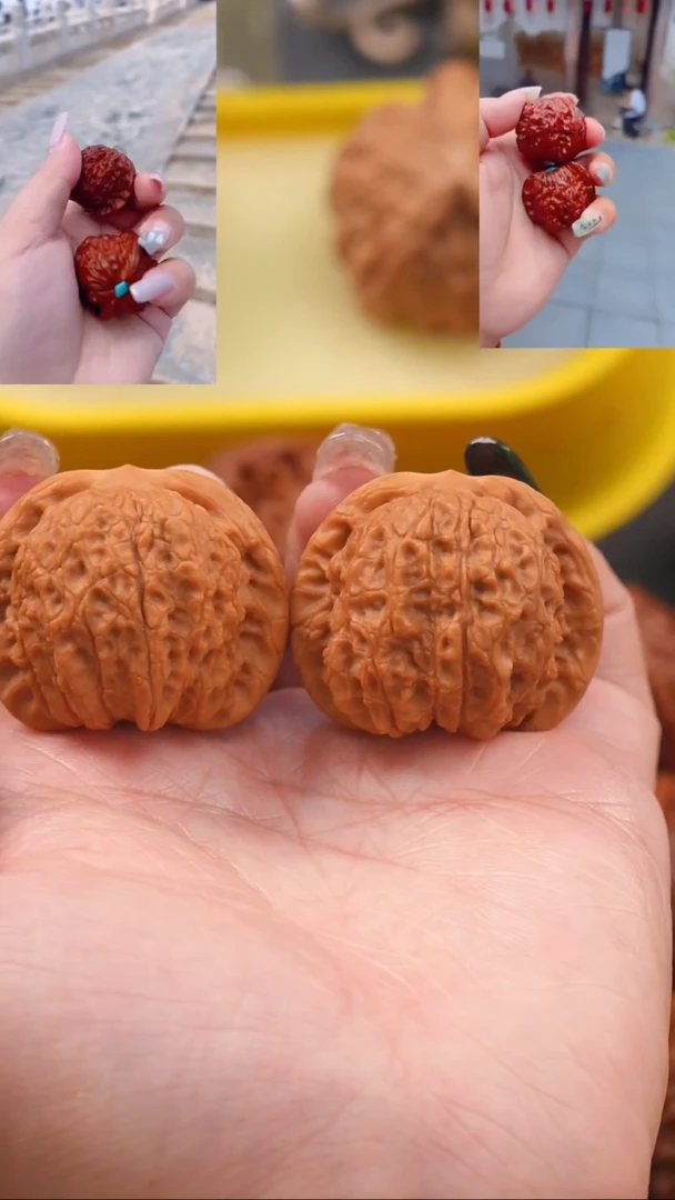 【闪购商品】文玩核桃把件36血麒麟狮子头