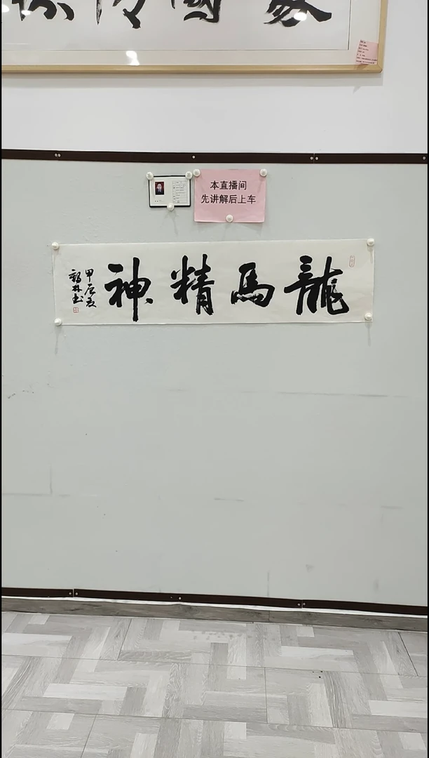 书法李1鹤林 龙马精神 4平尺
