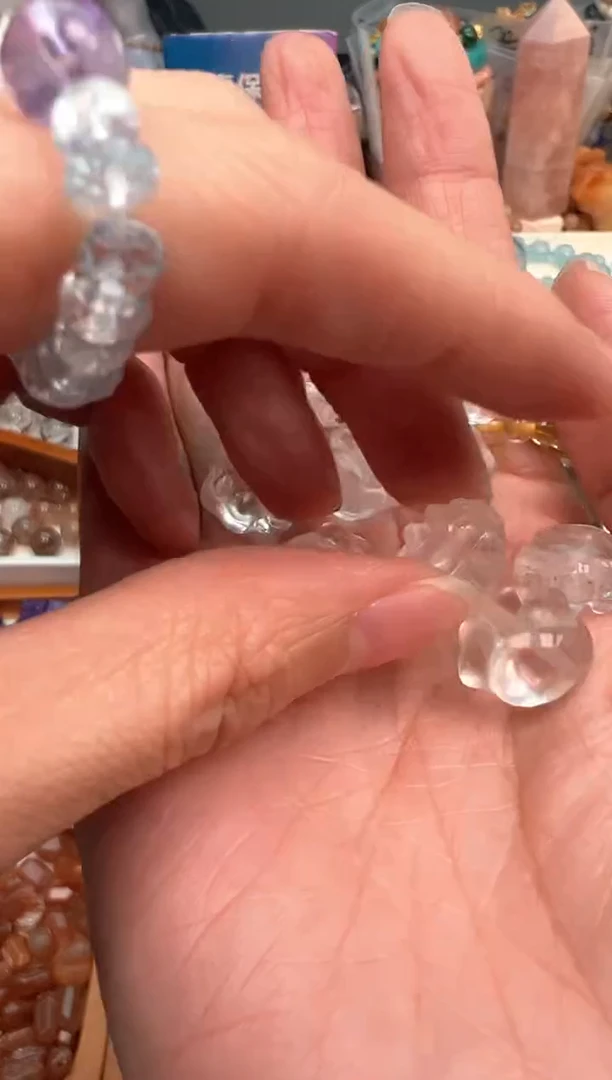 颈饰未镶嵌水晶31a多样性发其一/12.3/一单2颗