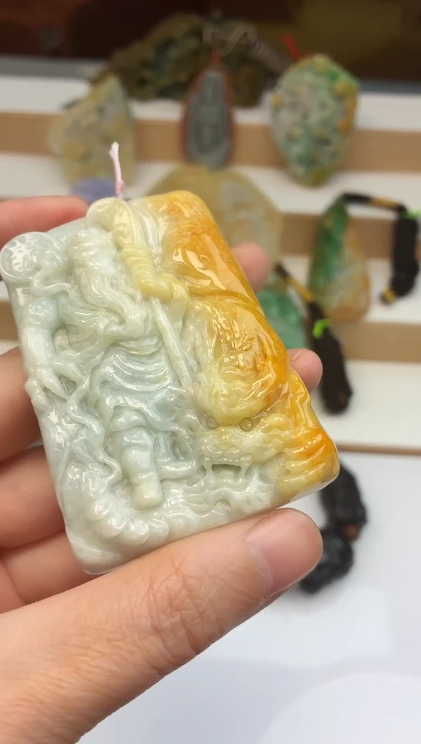 颈饰未镶嵌翡翠牌子