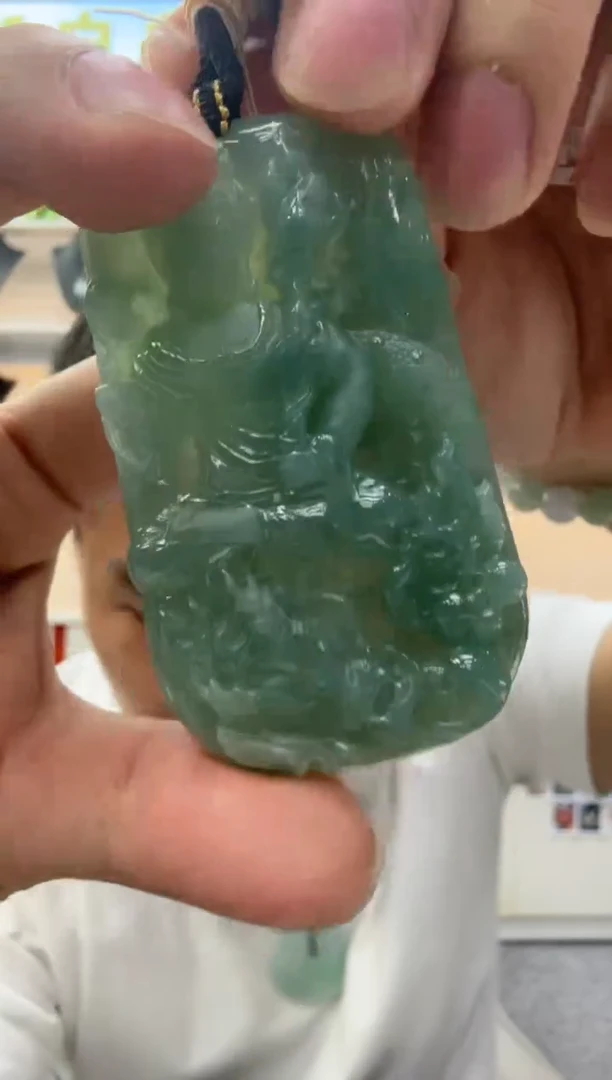 未镶嵌挂件翡翠广**长多样性天然翡翠A货孤品