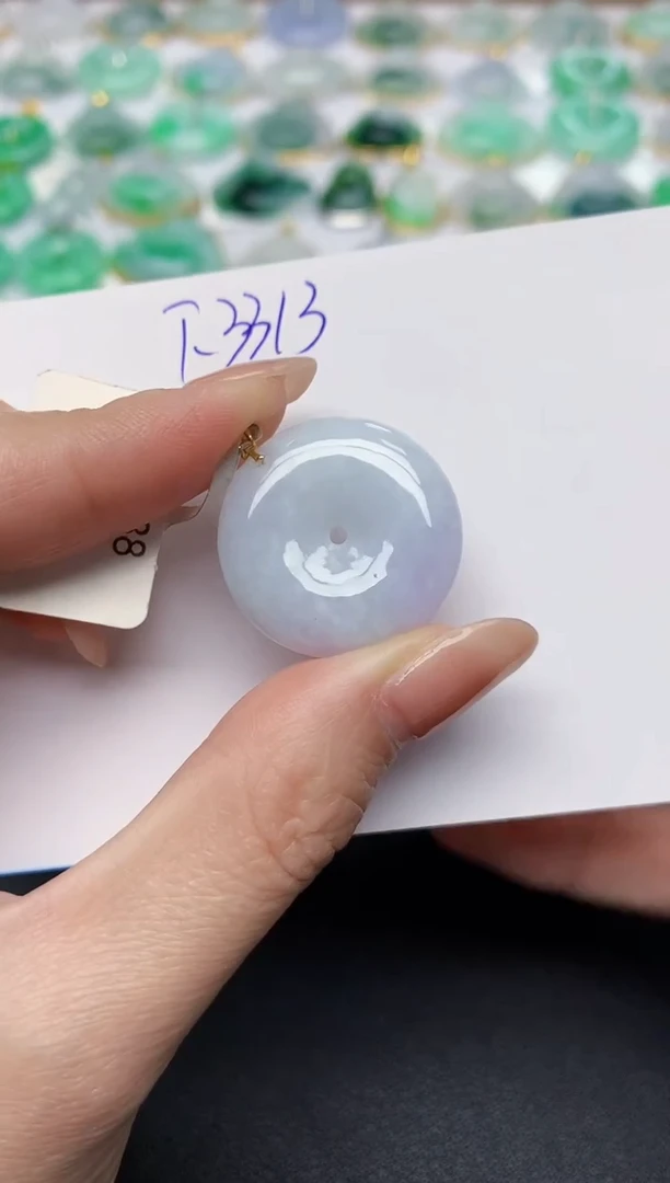 颈饰未镶嵌翡翠天然缅甸A货翡翠百元以上9元证书费自理