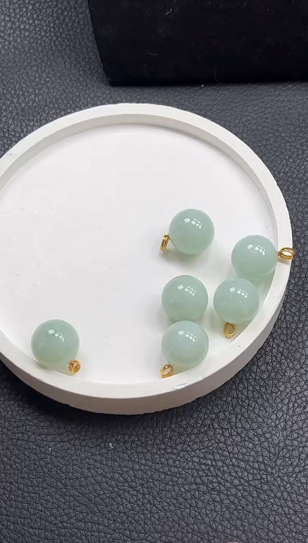 【闪购商品】翡翠颈饰18K金镶嵌K216-1珠珠多样性发1件