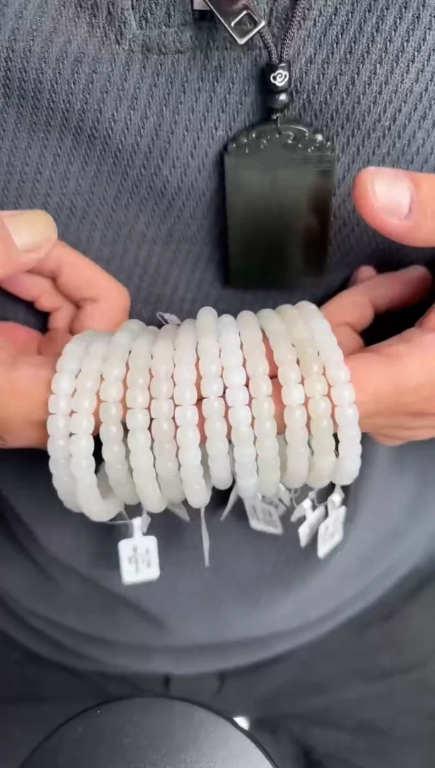 未镶嵌手串和田玉天泰玉手串卡6x7