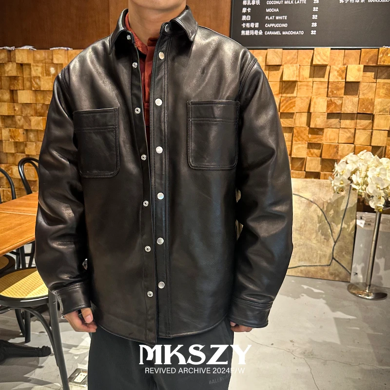 MKSZY 24F/W 羊皮羽绒衬衫