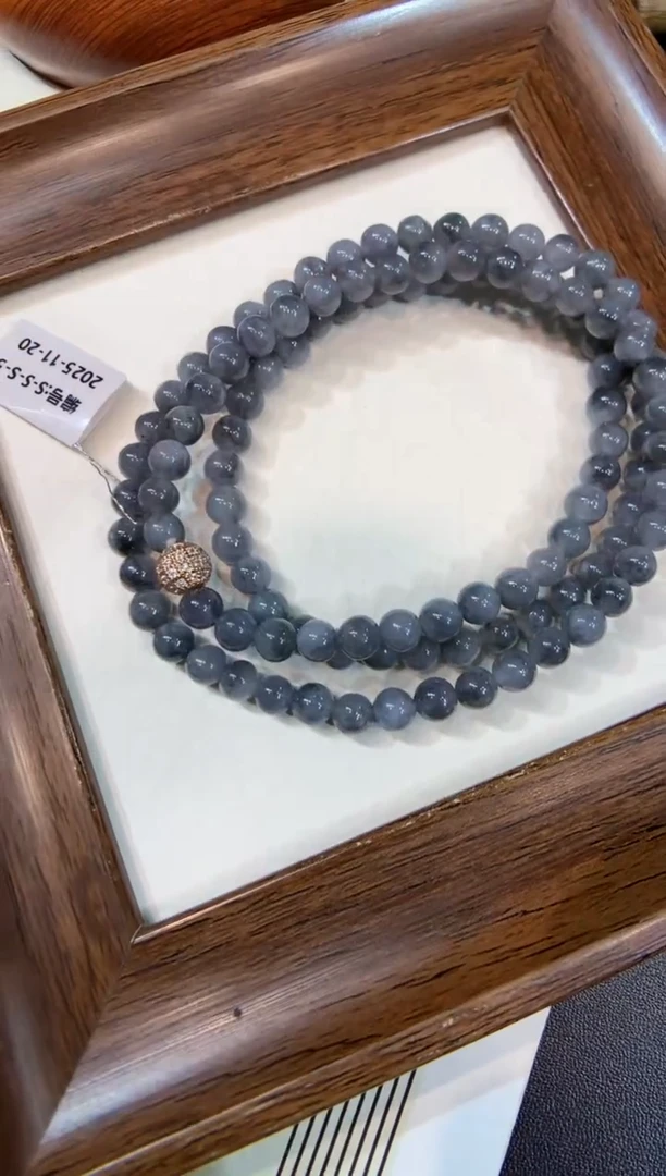 颈饰未镶嵌翡翠长串