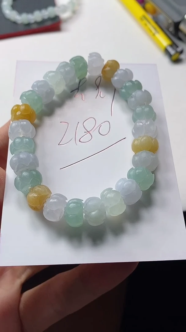 未镶嵌定制翡翠手串