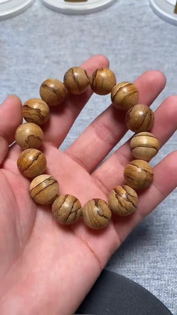 沉香手串ATC08008沉香天然野达拉干老料单圈