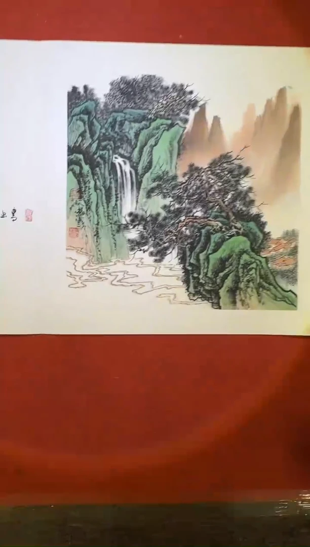 摆件B24/山水册页墨宝珍藏——————